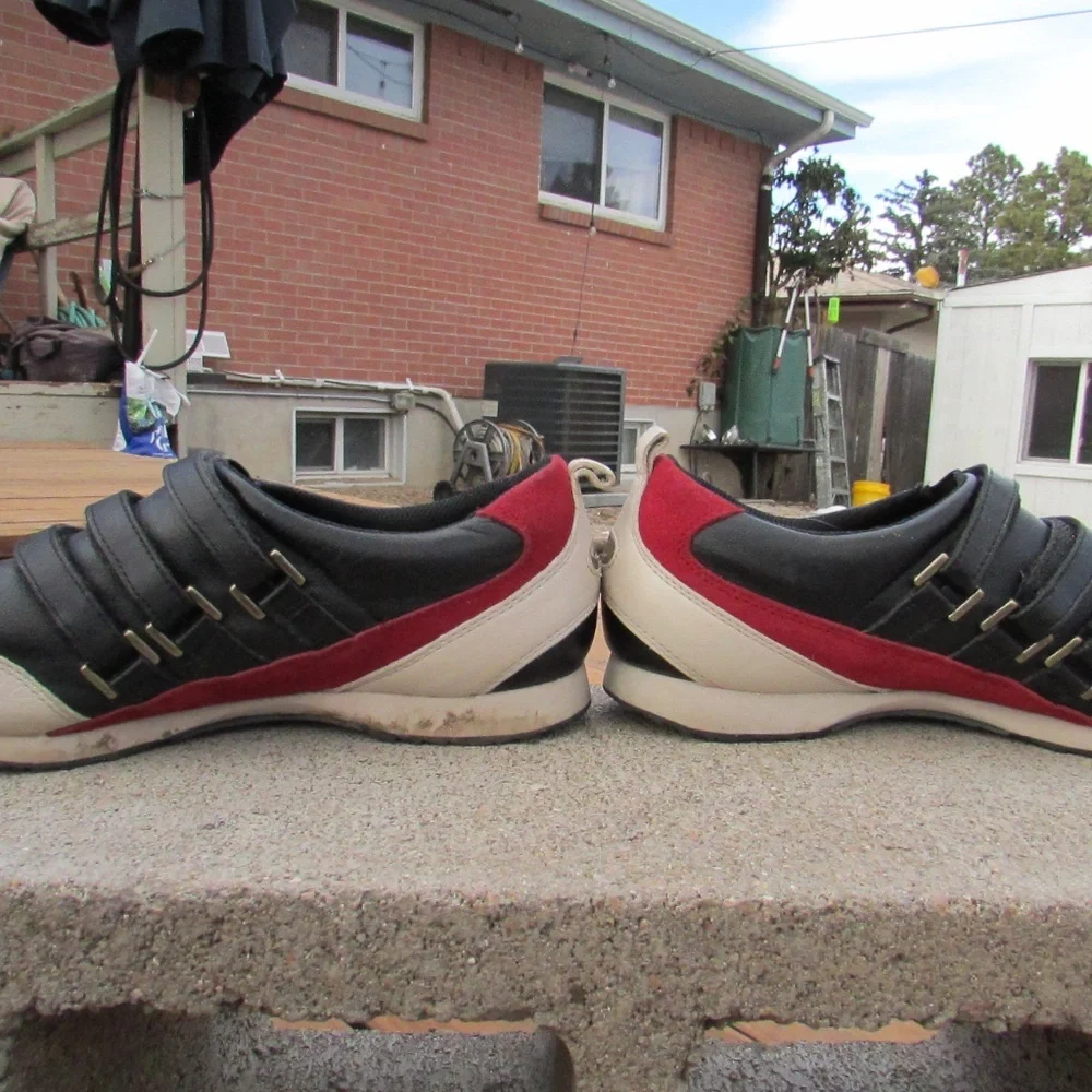 Clarks Vintage 3 Velcro Strap Leather Shoes